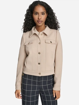 Куртка демисезонная короткая женская Tommy Hilfiger 385785878 14 Бежевая (1160632188)