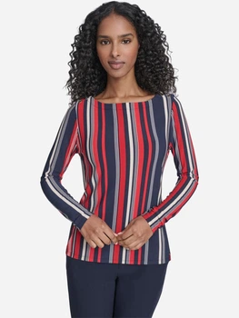 Лонгслив длинный женский Tommy Hilfiger 531491803 L Синий/Красный (1160697887)