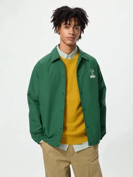 Ветровка мужская Uniqlo 42404730 L Зеленая (1160711612)
