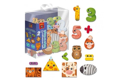 Развивающая магнитная игра "Математика. Цифры и фигуры" VT5411-19 VladiToys