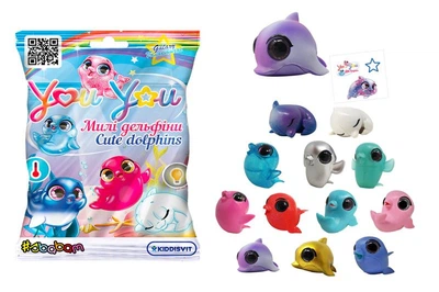 Игровая коллекционная фигурка сюрприз You You Милые дельфины Sbabam 58/CN21