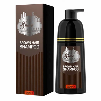 Шампунь-краска для волос и бороды Коричневая The Shave Factory 400 мл