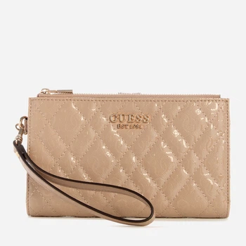 Кошелек женский из искусственной кожи для карточек Guess 152024280 Бежевый (1160732391)