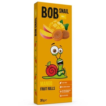 Цукерки Bob Snail Манго натуральні 30 г (4820219340591)