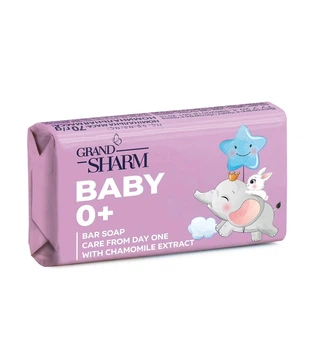 Дитяче мило тверде Grand SHARM дитяче 5 шт * 70 г Baby 0+ з екстрактом ромашки