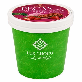 Конфеты Lux Choco Pecan with strawberry cream in milk chocolate 200 г