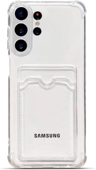 Протиударний прозорий чохол із кишенею для карток Samsung Galaxy S26 Ultra (SM-S948BL)
