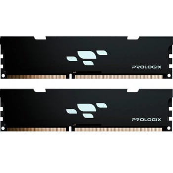 Модуль пам'яті для комп'ютера DDR4 16GB (2x8GB) 3200 MHz Black Prologix
