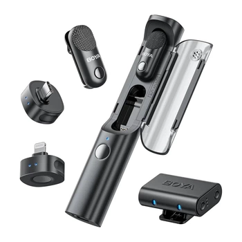 Микрофон BOYA MAGIC-02 беспроводной 2.4GHz USB-C Black