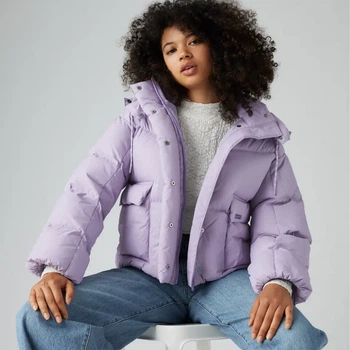 Жіноча зимова куртка Levi`s Western Short Bubble Puffer Jacket A85270002 розмір XS