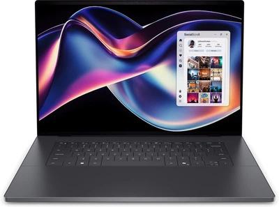 Ноутбук Dell XPS 16 DA16260 Graphite 16" OLED 3200x2000 120 Гц / Intel Core Ultra 7 355 / Intel Arc Graphics / RAM 16 ГБ / LPDDR5x / SSD 1 ТБ / Windows 11 Home / 1.74кг (18KNJ)