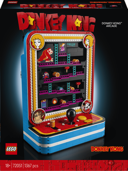 Конструктор LEGO Super Mario Аркадна гра Donkey Kong 1367 деталей (72051)