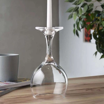 Підсвічник Look Down у формі келиха для вина Nude Glass (1075336)