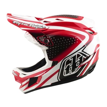 Вело шлем TLD D4 POLYACRYLITE HELMET; THE LINE [FIRE / WHITE] XL