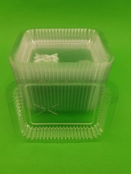 Крышка из PET пластика для алюминиевого контейнера SP44L, 100 шт, прямоугольная для еды, доставки и хранения, плотная посадка