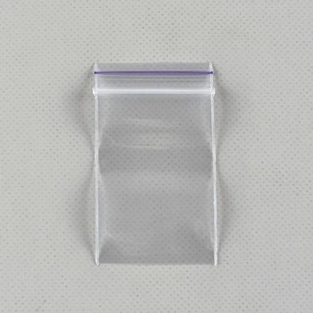 Пакеты Zip-Lock прозрачные 4×6 см, 100 шт, полиэтиленовые пакеты с застежкой