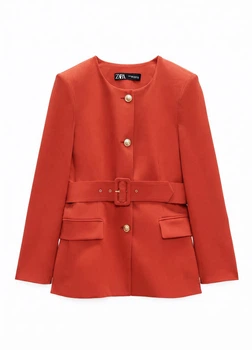 Блейзер женский с ремнем ZARA S