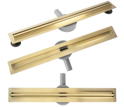 Трап Rea Neox Slim Pro gold brushed 80 (REA-G2715)