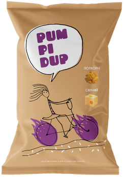 Попкорн творожный, 90 г, ТМ pumpidup