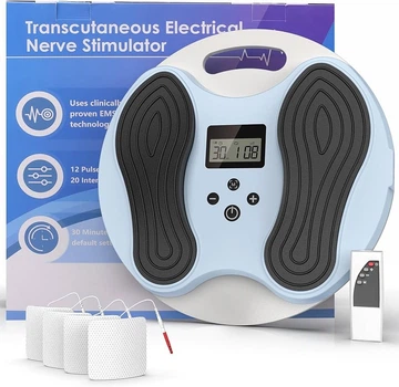 Массажер для ног EMS TENS Foot Massager WY-375 электрический стимулятор кровообращения с пультом