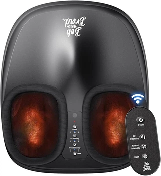 Масажер для ніг Bob and Brad Lite Foot Massager 827-R з підігрівом та пультом (Shiatsu, компресія)