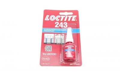 LOCTITE 243, 5ML Фиксатор резьбы (синий) (средней прочности), макс. диаметр резьбы М36 1370555, Henkel