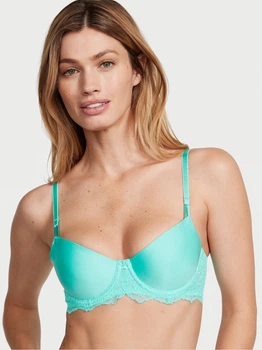 Бюстгальтер с косточками Victoria's Secret 223436850 32C Бирюзовый (1160717049)