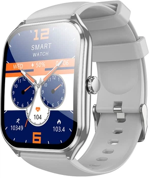 Смарт-годинник Hoco Y28 AMOLED Smart sports watch (call version) Silver (6942007648486)