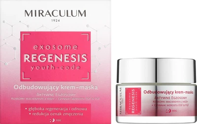 Нічний крем-маска для обличчя Miraculum Regenesis Відновлення Exo-some 50 мл (5900793061781)