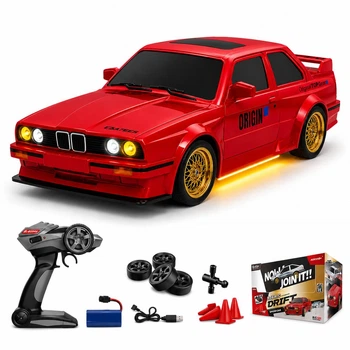 Дрифт машинка BMW E30 30км/год 1:16(28см) на радіокеруванні в червоному кольорі