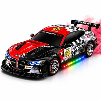 Дрифт машинка з ЕФЕКТОМ ДИМУ BMW 1:16(28cм) на радіокеруванні