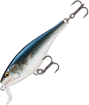 Воблер Rapala Super Shad Rap F 140 mm 45 g 1.5-2.7 m Pale Blue/Silver Grey (1102-SSR14 MU)