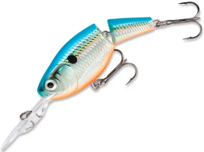 Воблер Rapala Jointed Shad Rap Rattlin Suspen 8 g 5 cm 1.8-3.9 m Teal/Grey (1102-JSR05 BSD)