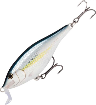 Воблер Rapala Shad Rap Shallow Runner 90 mm 12 g Blue/Silver (1102-SSR09 ALB)