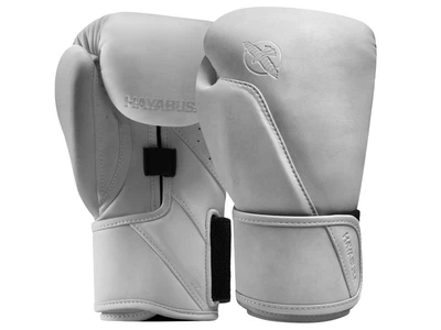 Боксерські рукавички HAYABUSA T360 Leather Boxing Gloves 14 унцій світло-сірий (6056)