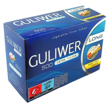 Гильзы для набивки сигарет GULIWER LONG EXTRA FILTER 24 мм (500 шт)