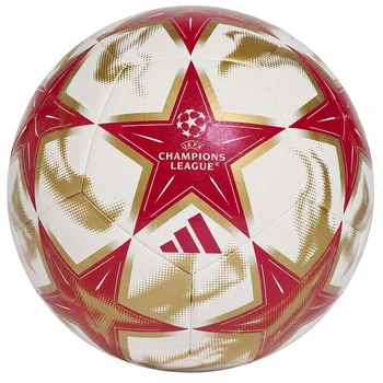 М'яч футбольний Adidas UCL CLB Золотий, Червоний 5 (KE9764 5)