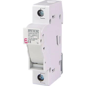 Держатель предохранителя 1P ЕТІ EFH 10 25A 1000V DC