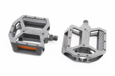 Педали для велосипеда BMX LU-P9 9/16" пластиковые, черные Wellgo