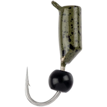 Мормышка вольфрамовая Viking Fishing Rigabik+bead 0.62g 2.5mm Olive+B (5 шт)