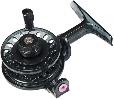 Катушка Lucky John Ice Wheel зимняя инерционная для ловли 1 подшипник, фрикцион, морозостойкий пластик