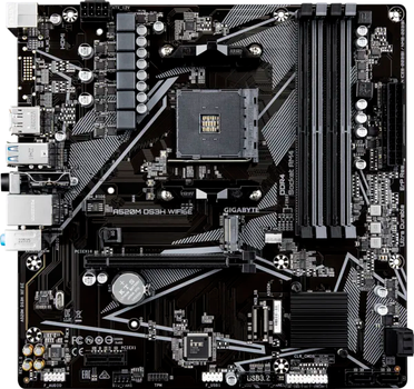 Материнська плата Gigabyte A520M DS3H WF6E (sAM4, AMD A520, PCI-Ex16)