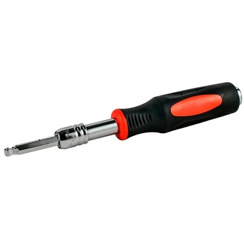 Викрутка телескопическая 1/4" Ultra 190-318 мм CrV с обрезиненной ручкой
