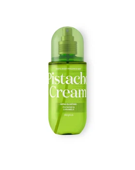 Парфюмированный спрей для волос и тела Deliplus Mist Pistacho Cream, 250мл (фисташка и карамель)