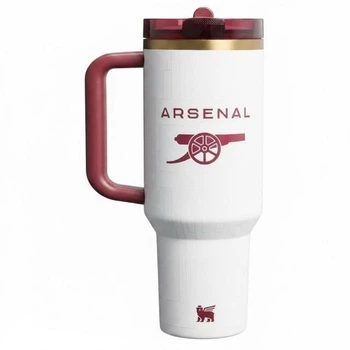 Термокружка с трубочкой Stanley 1913 x Arsenal Quencher ProTour Flip Straw Tumbler 1,18 л (100000144457)