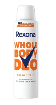 Дезодорант-антиперспирант для всего тела Rexona Цитрусовая свежесть 150 мл (8720181669736)