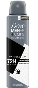 Антиперспирант аэрозоль Dove Men+Care Невидимая сухость 72 часа 150 мл (8720181284359)