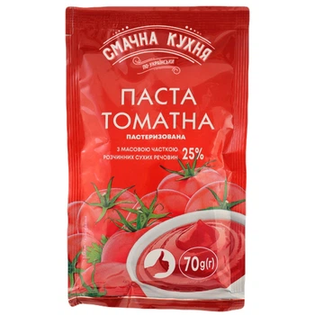 Паста томатна Смачна Кухня 25% саше 70г