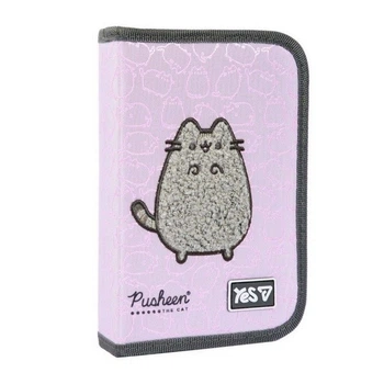 Пенал твердий одинарний з двома клапанами YES НР-04 Pusheen Delicacy 533741