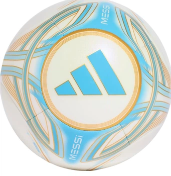 М'яч футбольний Adidas Messi Clb KE7538 4 Бежево-блакитний (4068818069768)